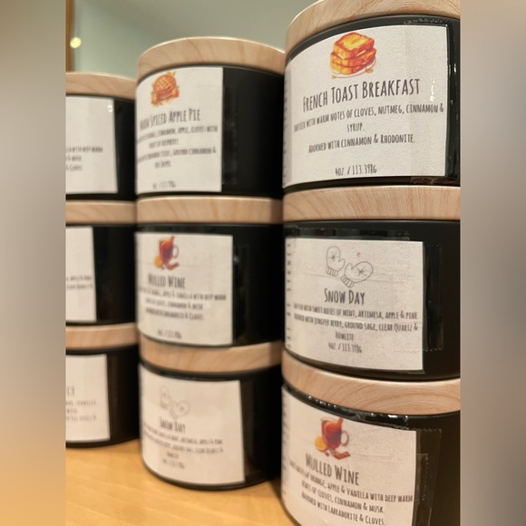 Mulled Wine 4oz Candle Hand Made - Picture 4 of 5